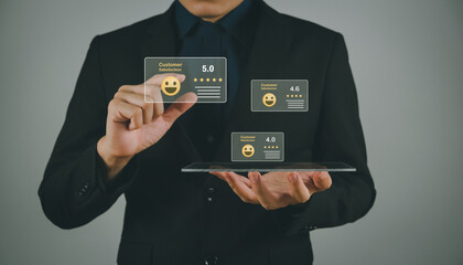 Customer satisfaction surveys, constant service improvement suggestions, service experience on the online application. Customers can rate the quality of service. Leads to business credit ratings