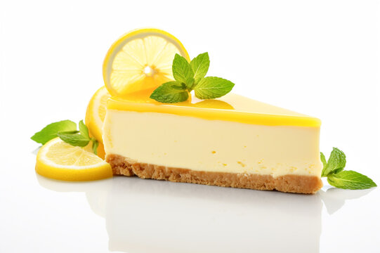 fruit cheesecake on a light background