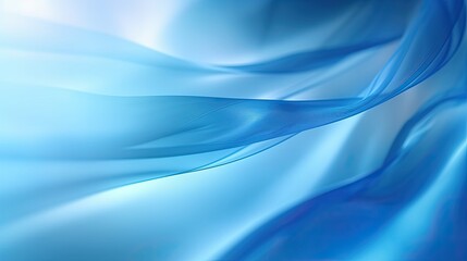 Light Blur Abstract Background in Clean White and Blue Tones. Soft and Clinical Blurred Image: Generative AI