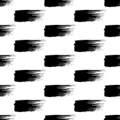 Seamless pattern with hand drawn scribble smears