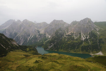 Panorama of Tappenkarsee valley, Austria