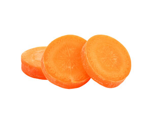 Fresh carrot slice transparent png