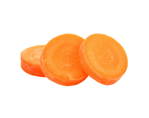 Fresh carrot slice transparent png