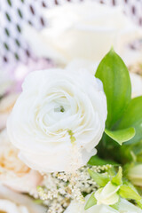 Obraz na płótnie Canvas flowers floral design professional party event wedding lady girl woman elegant formal photo