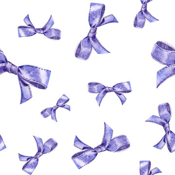 Seamless patterns  with french   provence lavender, vintage  floral elements. Digital papaer.  Stock illustration on a white background. Hand painted in watercolor.