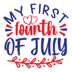 4th July shirt design Print template happy independence day American typography design.