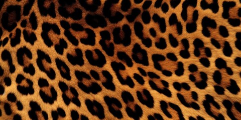 The surface of the skin of a wild African leopard or Jaguar. Generative ai.