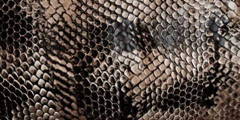 Trendy reptile or snake skin texture. Generative ai.