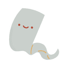 いったんもめん　ゆるかわいいイラスト素材