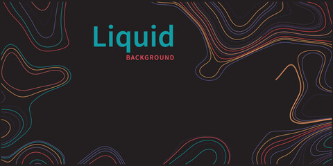 Liquid color background design