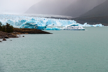 The Perito Moreno Glacier is a glacier located in a National Park in Argentina declared a World Heritage Site by UNESCO