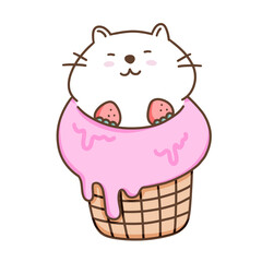 Ice cream Cat