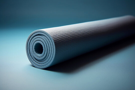 Alfombrilla esterilla para gimnasio, fitness y yoga. Generative ai.