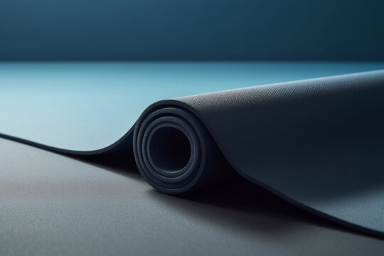 Alfombrilla esterilla para gimnasio, fitness y yoga. Generative ai.