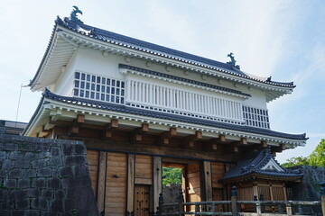 Goromon Gate at Tsurumaru Castle Ruins in Kagoshima, Japan - 日本 鹿児島 鶴丸城 御楼門