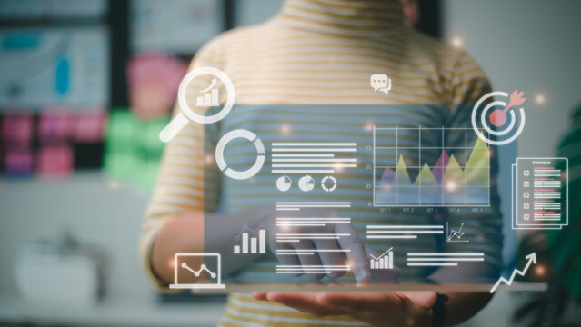 Data Analytics and business intelligence concept.