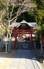熊野神社　八尾離宮
岡山県倉敷市郷内。