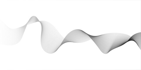 Abstract colorful wave and curve lines with technology background. Abstract wavy lines for science, technology, banner, business, template, flyer design.