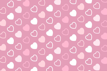 cute little heart background decoration