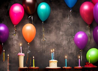 Gothic birthday background