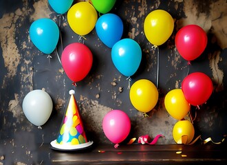 Gothic birthday background