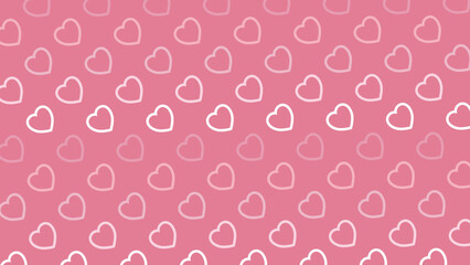 cute little heart background decoration