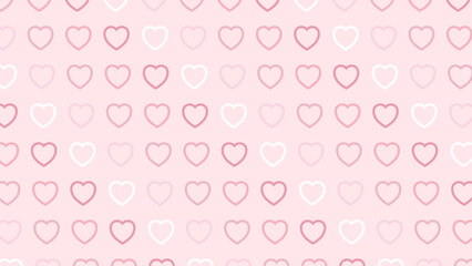 cute little heart background decoration