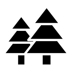 Fototapeta premium tree, forest icon