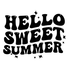 Summer Retro SVG Design