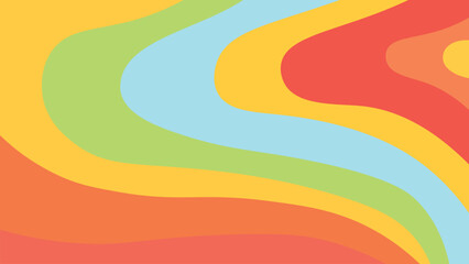 Colorful wave abstract background wallpaper elegant simple modern