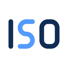 iso outline color icon