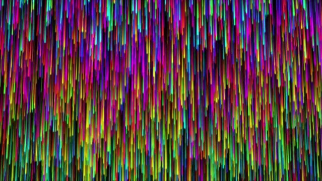 Abstract falling rainbow backdrop