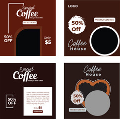 Vector social media design