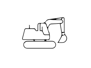 Road construction equipment  on white background. Motor grader, road rollers, hydraulic jackhammer  vector  icons graphics design  by illustration.