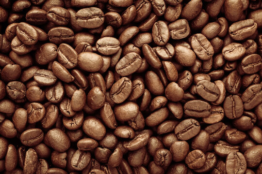 coffee beans background © saranyoo