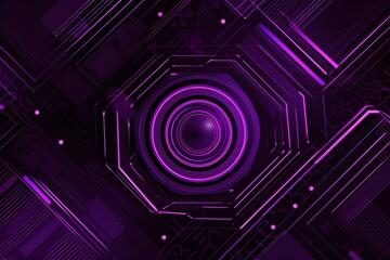 Futuristic purple technology pattern background, ai generated