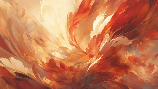 Anime abstract illustration background,created with generative ai tecnology.