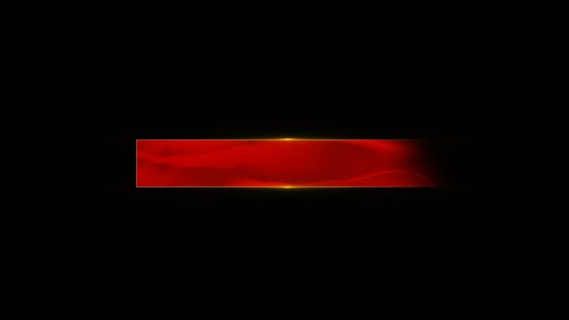 Red silk title bar background animation, alpha channel