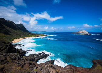 Fototapeta na wymiar scenic lookout in Hawaii