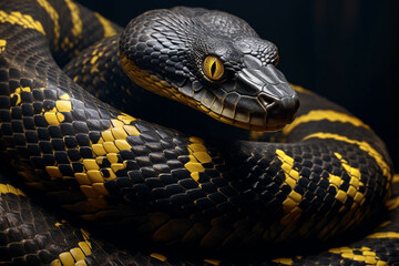 Fototapeta premium close up of a snake