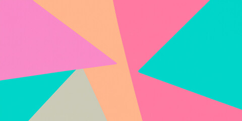 Obraz premium Colorful background with geometric shapes. 