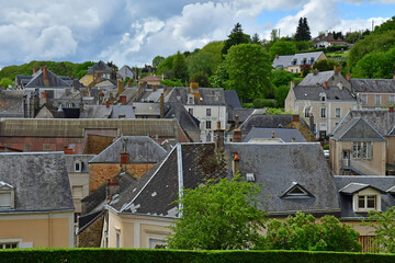 Fototapeta na wymiar Sille le Guillaume; France - may 2 2023 : the city