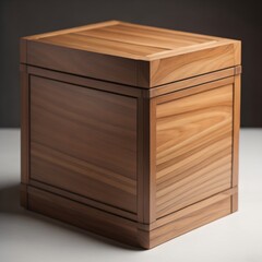 antique wooden box with drawers ai generated