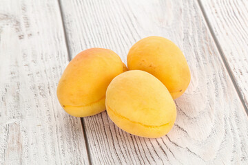 Ripe sweet juicy apricot heap