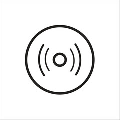 disk vector icon logo template