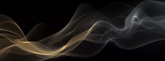 Luxury abstract light background with smoke waves