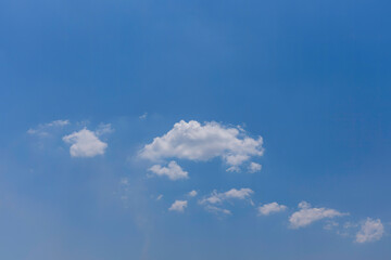 blue sky with clouds