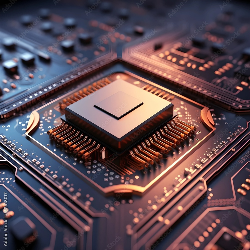 Poster graphic cpu miner mines electronic crypto currency. banking blockchain fintech. cpu processor chip o