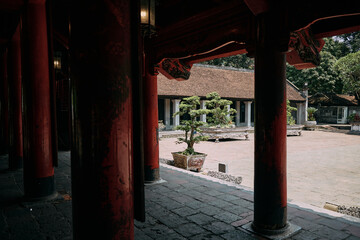 van mieu temple of literature vietnam confucius hanoi - 612418678