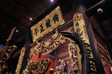 van mieu temple of literature confucius vietnam hanoi - 612418812
